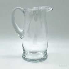 Vintage Glass Pitcher Carafe