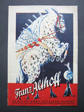 Programm Programmheft Circus