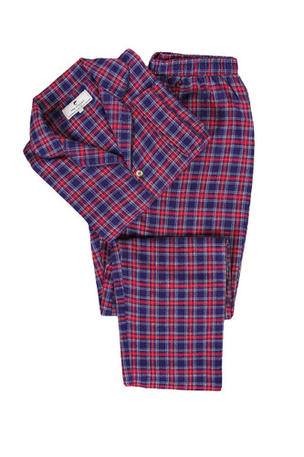 Herren flanell pyjama - herren,