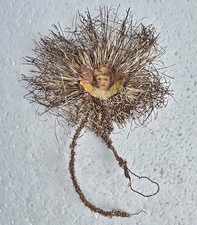 Antike Christbaumspitze aus Tinsel  (# 18489)
