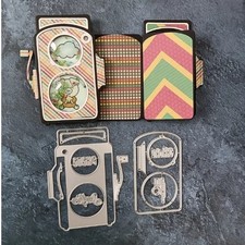 Stanzschablone Vintage Kamera