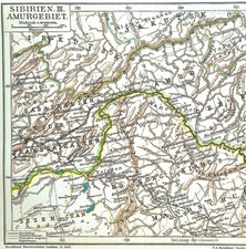 Alte Lithographie, Sibirien