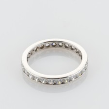 Memoire-Ring aus 585er Weißgold mit 1.30ct Brillanten