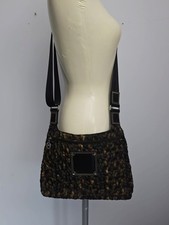 128. Longchamp Crossbody Handtasche Tasche Schultertasche schwarz - braun