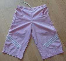 Adidas Sporthose Caprihose Mädchen 3/4 Sport Gr.116 Hose Fitness Rosa Shorts