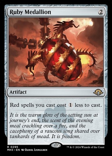 Ruby medallion mh3 292 - ruby,