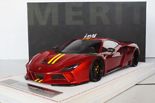 IVY MERIT NOVITEC FERRARI F8 N-LARGO, CANDY RED,  1:18 NEU IN OVP, NO BBR/MR