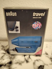 BRAUN Fön Silencio TM 1250 Travel blau Reisefön Neu in OVP