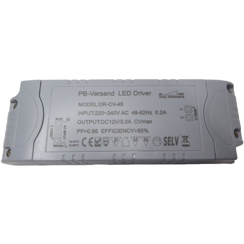 Dimmbarer led trafo watt - 1-45,