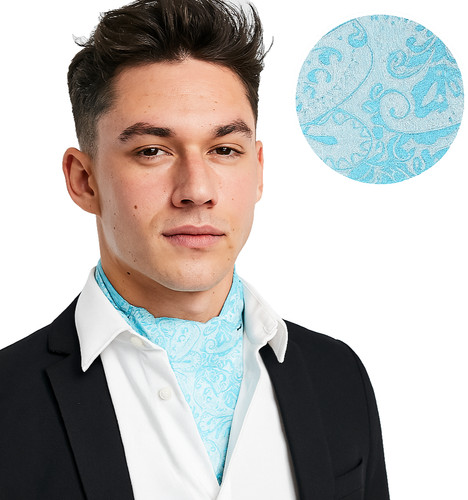 Türkis herren ascot - türkis,