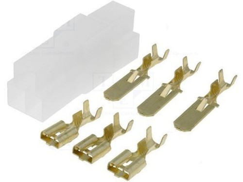 Steckverbinder set polig - steckverbinder, 3-polig
