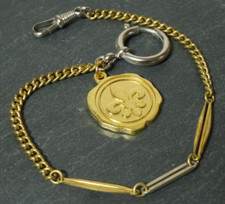 Goldene Taschenuhrkette