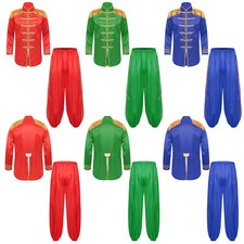 Männer Outfit Mittelalter Anzug Jacken Set Gotik Reißverschluss Vorne Rockband