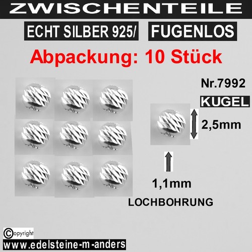 Echt silber zwischen - silber, perlen