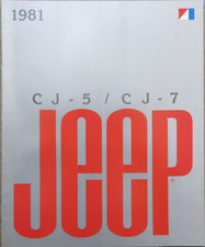 1981 Jeep CJ-5 & CJ-7 USA