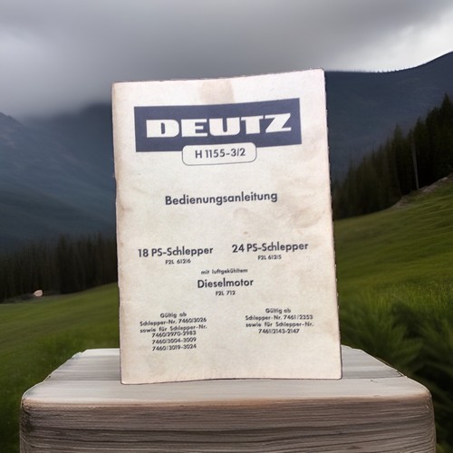 Bedienungsanleitung deutz - bedienungsanleitung,
