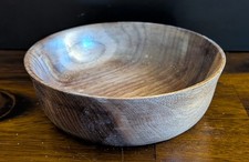 Schale Teller Holz Nussbaum
