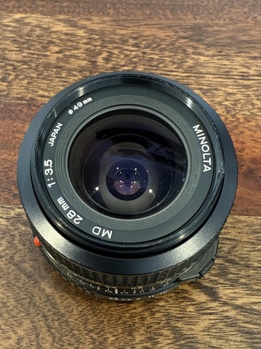 Minolta 28mm 5 objektiv - md, f/3.5