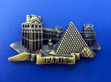 Souvenir 3D Kühlschrank Magnet Paris Louvre 3D Fridge Magnet France Frankreich