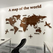 Weltkarte Wandaufkleber