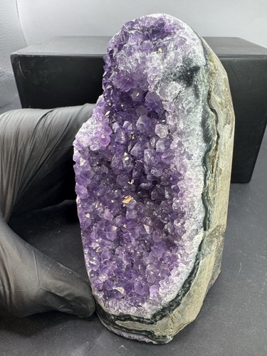 Große amethyst top - amethyst, natur