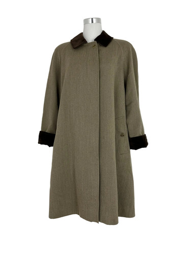 Vintage burberry wool coat - burberry,