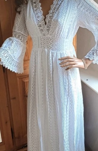 Spitzen häckelkleid - spitzen/,