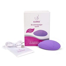 ELANEE Brustmassage-Gerät für Schwangerschaft und Stillzeit, sanfte Massage der 