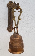 Schöne alte Messing Tür Glocke