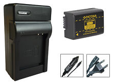 Patona Akku + Ladegerät für Panasonic Lumix DMC-FZ45, DMC-FZ48, -FZ62  DMW-BMB9E