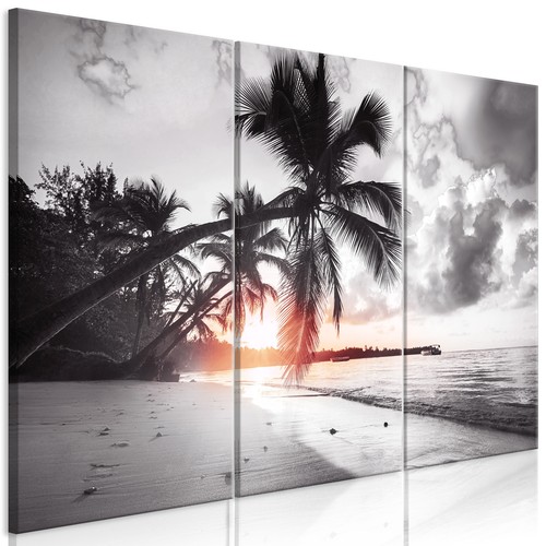Palme natur meer grau vlies - meer,