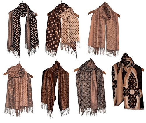 Damen schal warme strickschal - damen,