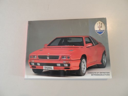 Maserati shamal conduite - maserati, et