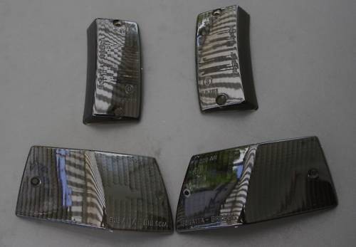 Vespa blinker gläser - blinker, schwarz