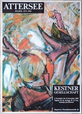 Poster Plakat - Christian Ludwig Attersee - Österreich Pop-Art - Hannover 1985
