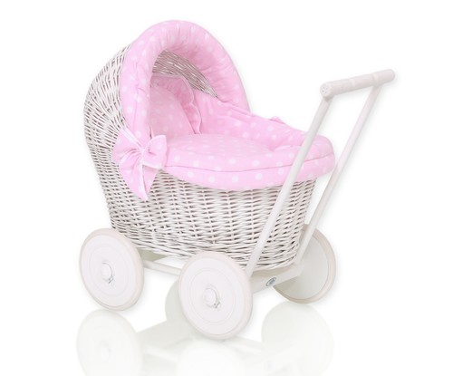 Weißer puppenwagen aus - weißer,