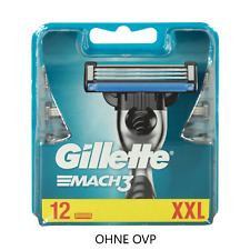 Gillette Mach 3 Rasierklingen 4-8 oder 12 Stück - OHNE OVP - im Blister