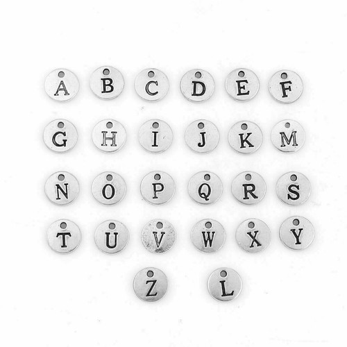 Antiksilber buchstaben - antiksilber,