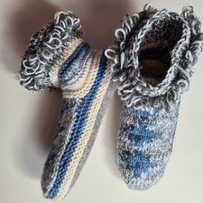 Handstrick wollsocken mit - wollsocken,