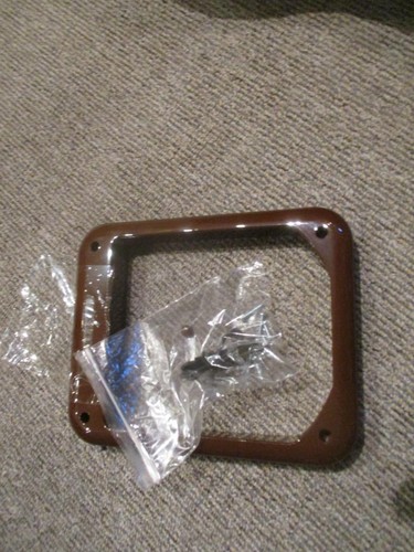 Katzenklappe rückseite braun - katzenklappe,