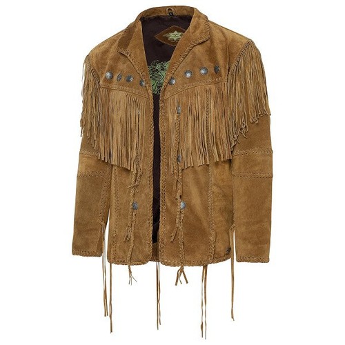 Hombre western fransenjacke - western,