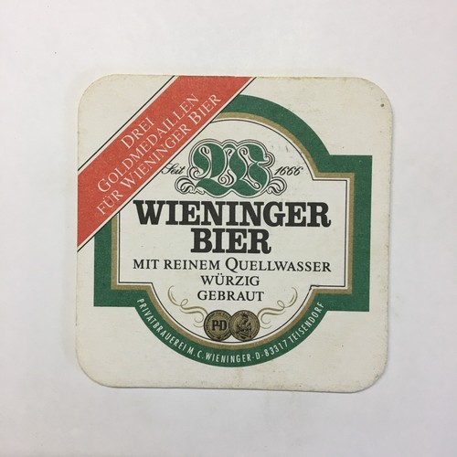 Bierdeckel wieninger drei - ,