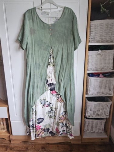 Sommerkleid lagenlook l - sommerkleid,