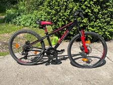 Mountainbike Ghost Powerkid 24 Disc black/red/grey