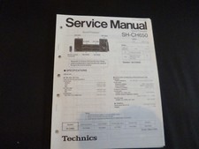 Original Service Manual Technics SH-CH650