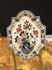 Delfter Wandteller bunt bemalt