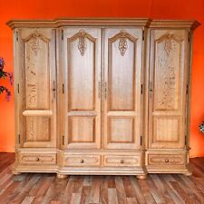 Nr.1311a Kleiderschrank Eiche hell Vollholz