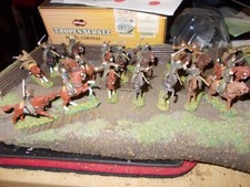 1:72 Figuren bemalt 15x Rotarmisten Kavallerie 1917  , WW1  ,Modellbau