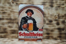 Blechschild Schultheiss Bier