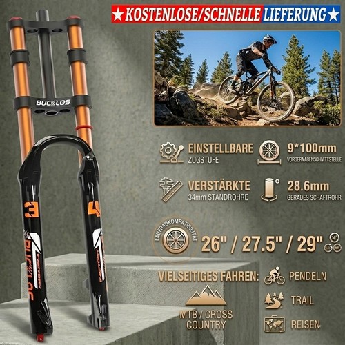 27,5/29"-Luftfedergabel mit